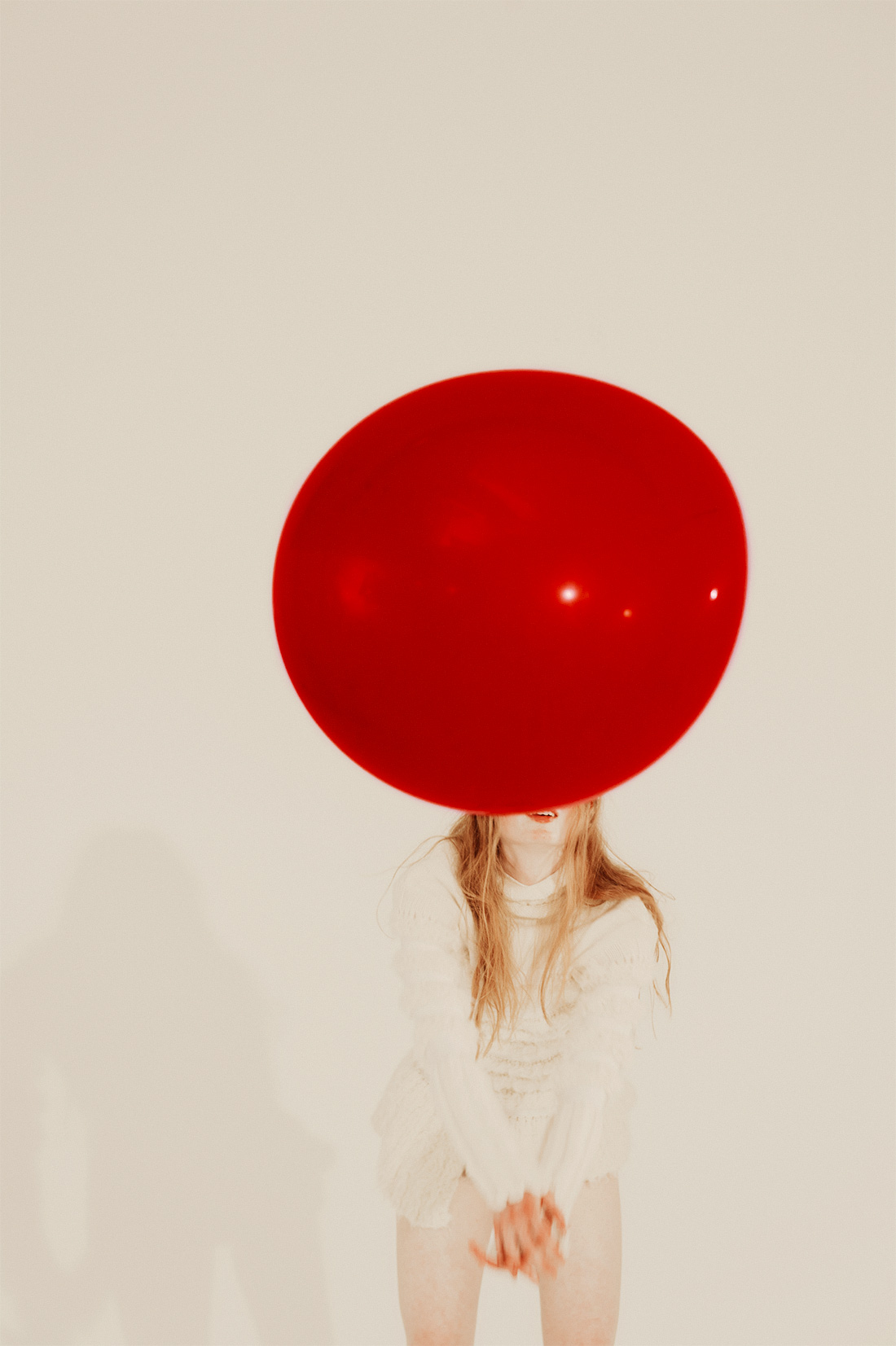 "When anxious I imagine blowing up a big balloon. It helps to control and slow my breathing."