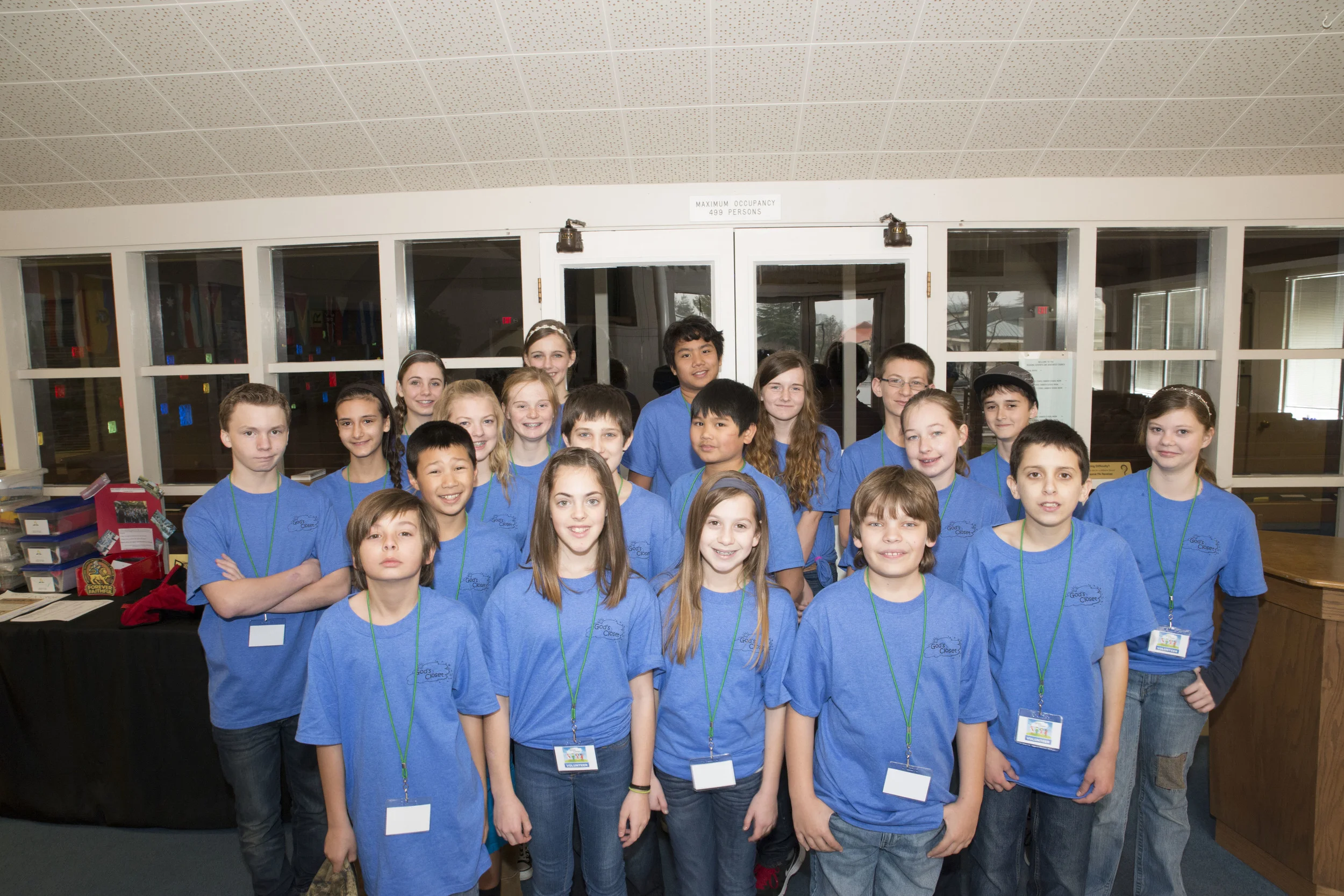 Thank you for your help, Redding Adventist Academy students!