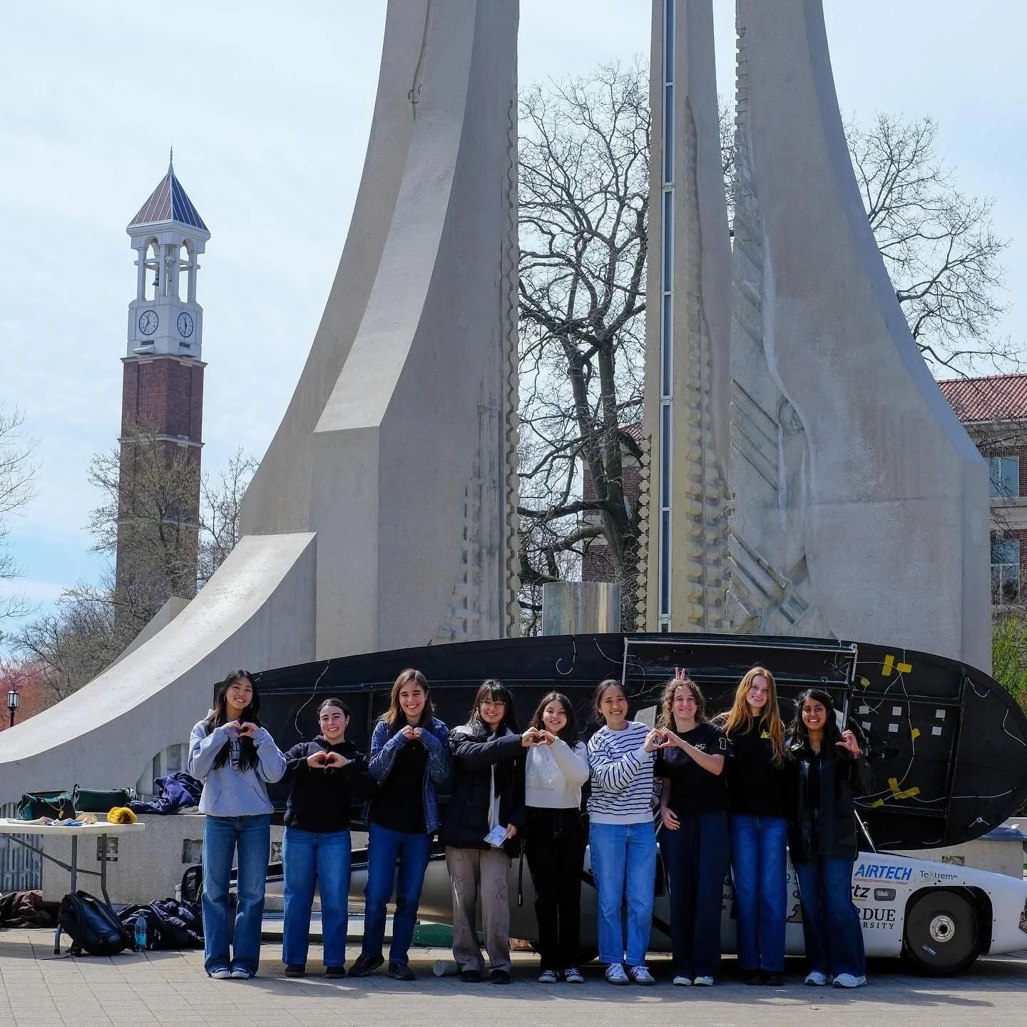 Thank you @wimcpurdue for having us today at the E-Week car show! We loved being part of such an engaging event and can’t wait for the next one! 🏎️
#womeninstem #girlboss #solarracing #purduemotorports #boilerup #purdueengineering