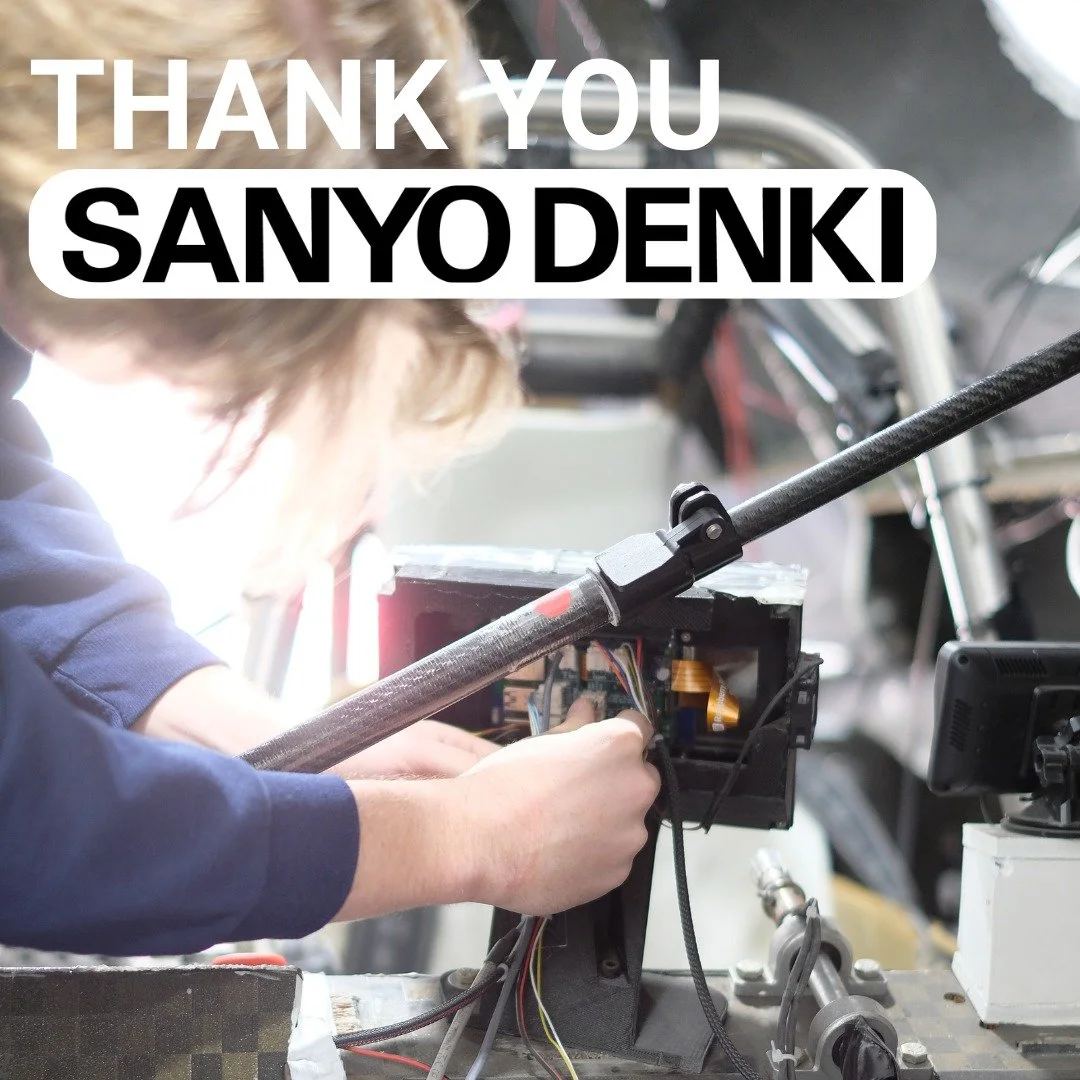 A huge thank you to Sanyo Denki for their incredible support! Their generous contribution empowers us to push the boundaries of innovation and sustainability. With their help, we're turning Artemis from concept to reality, bringing our next car to li