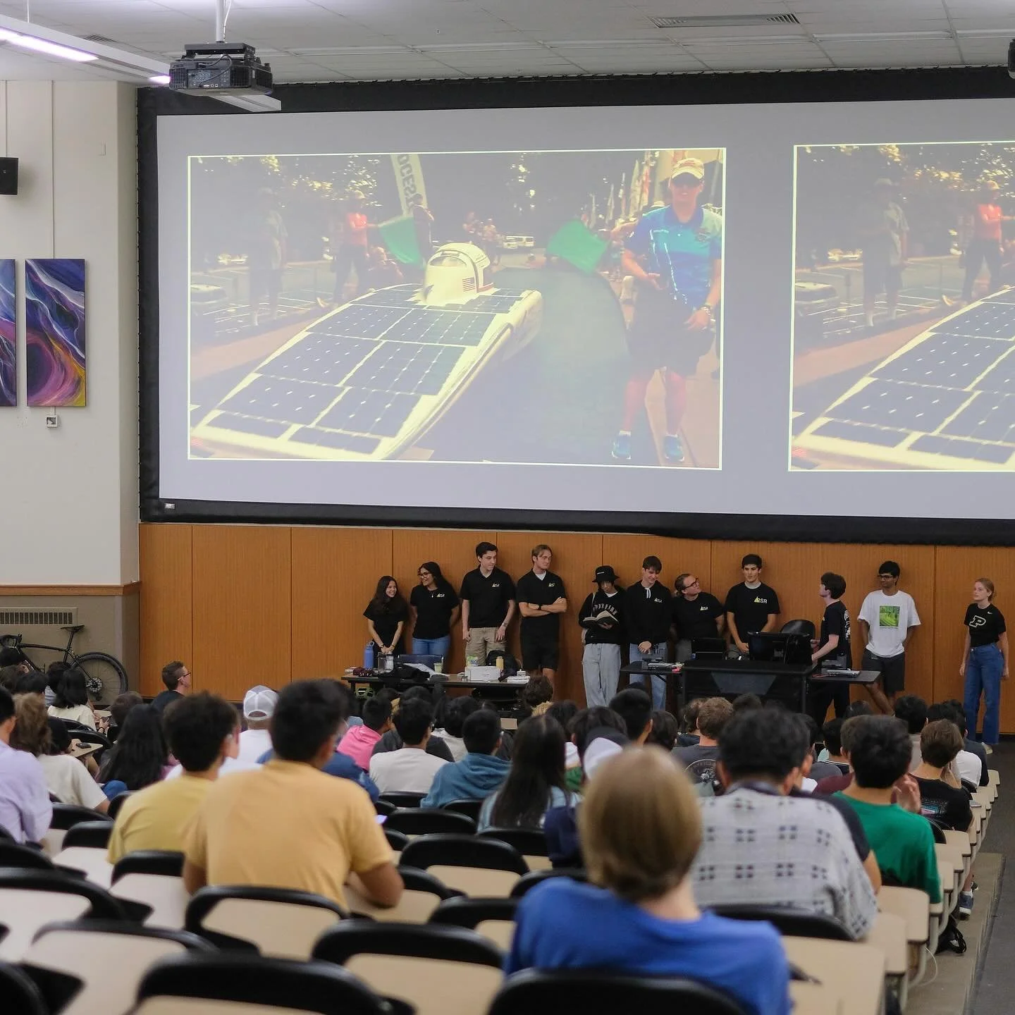 Welcome to the new semester and another exciting year of Purdue Solar Racing!
We were so happy to see so many people at callout, and it was great to see everyone working hard at garage hours!
We are lucky to have all our wonderful new people and can&