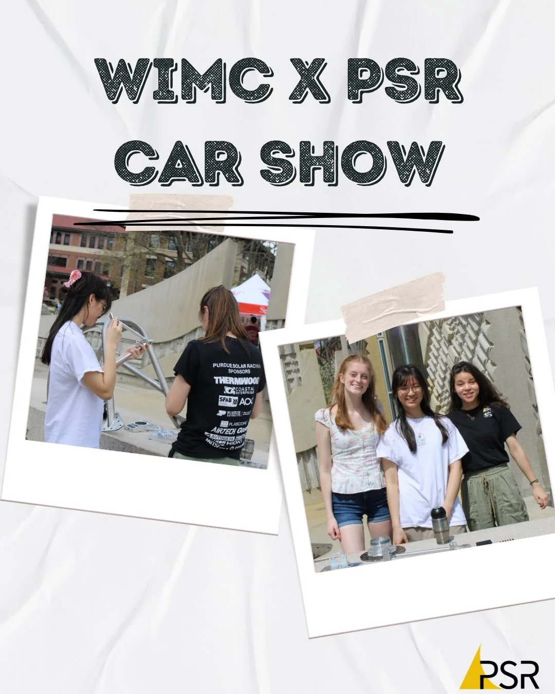 Purdue Solar Racing had an amazing time at the Women in Motorsports Car Show this Monday! 
Thank you to WiMC for the opportunity to showcase some of the work PSR has been up to, and a big thanks to everyone who showed up.