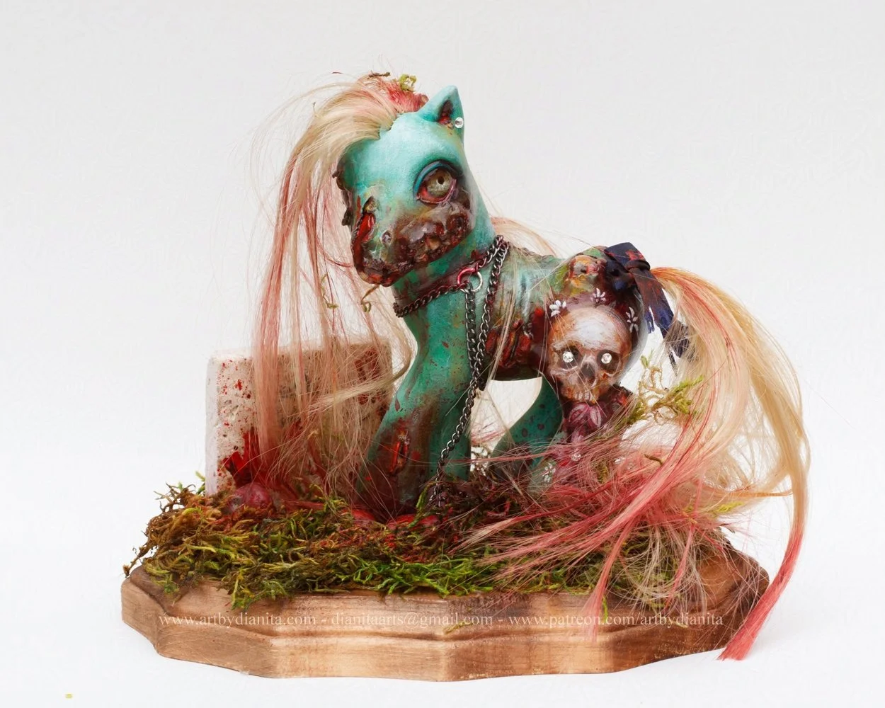 Crazy Lily - a custom zombie pony — DIANITA