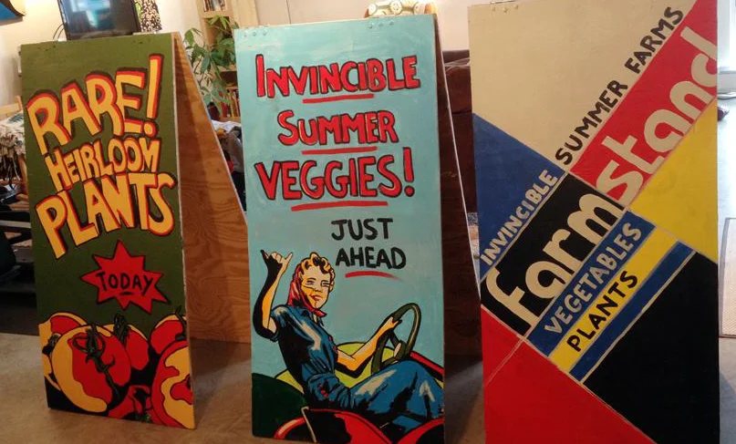 New Artsy Farmstand Signs!