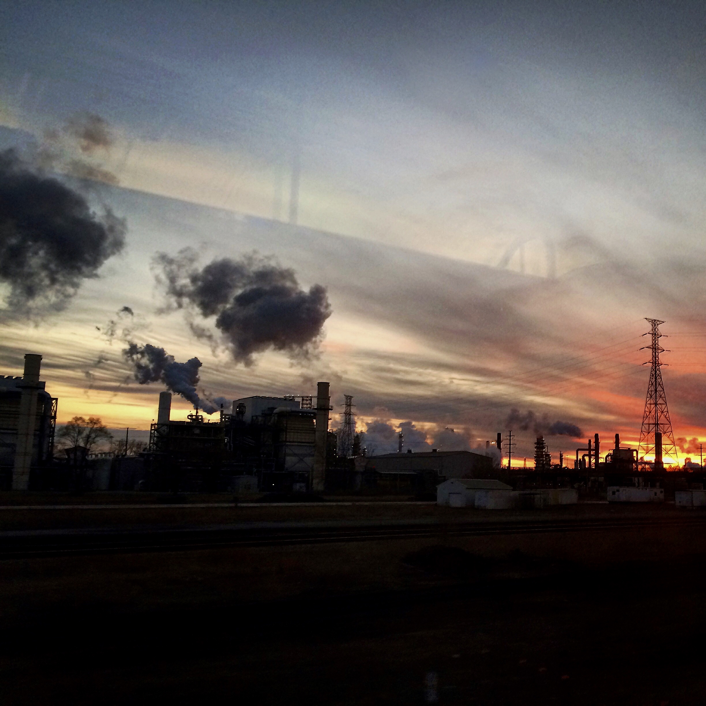 #notclouds #oilandpastel #whereisitgoing #willitleak #amtrakviews