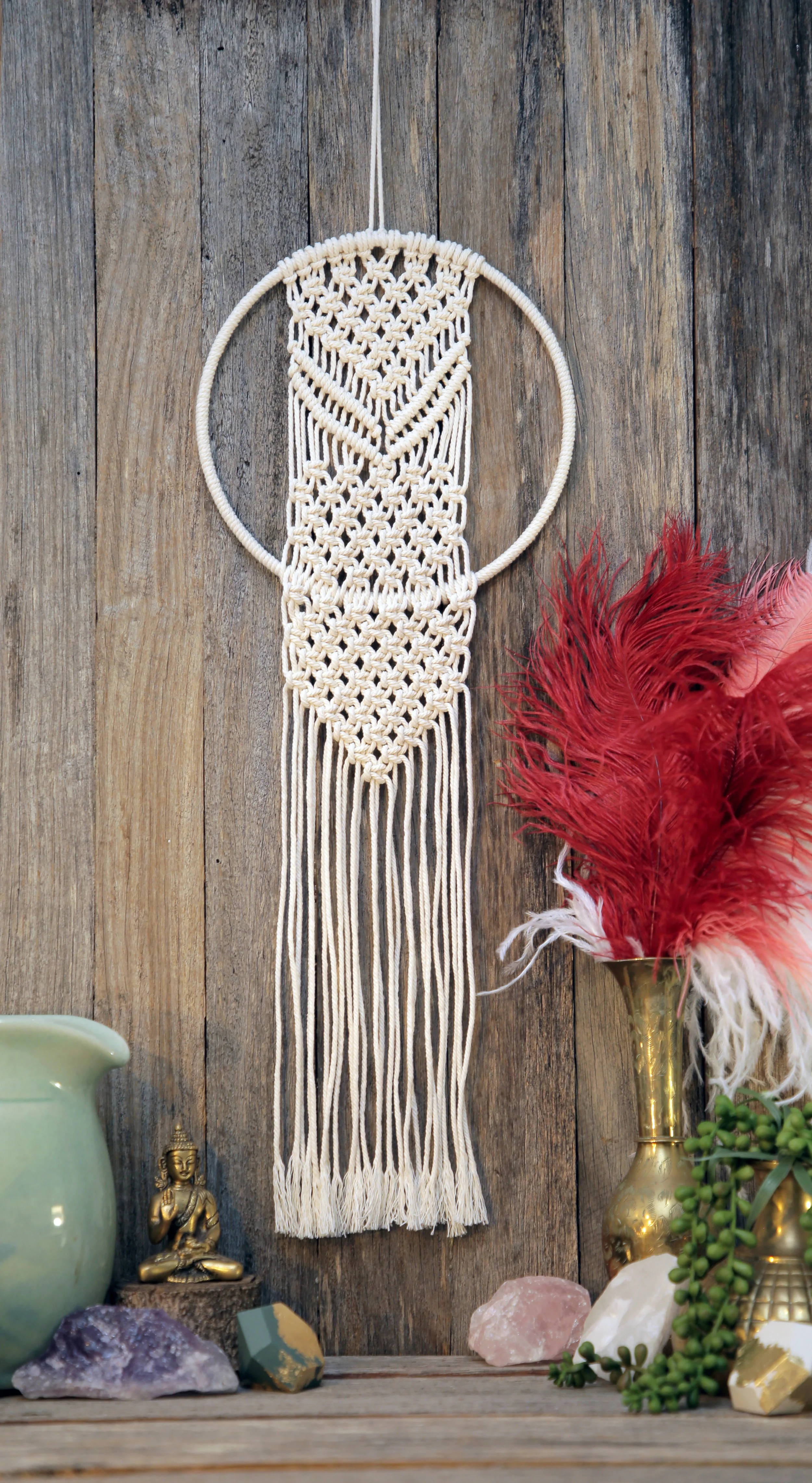 Oma's Macrame - Dreamcatcher 