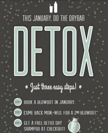 Detox at Drybar This Month