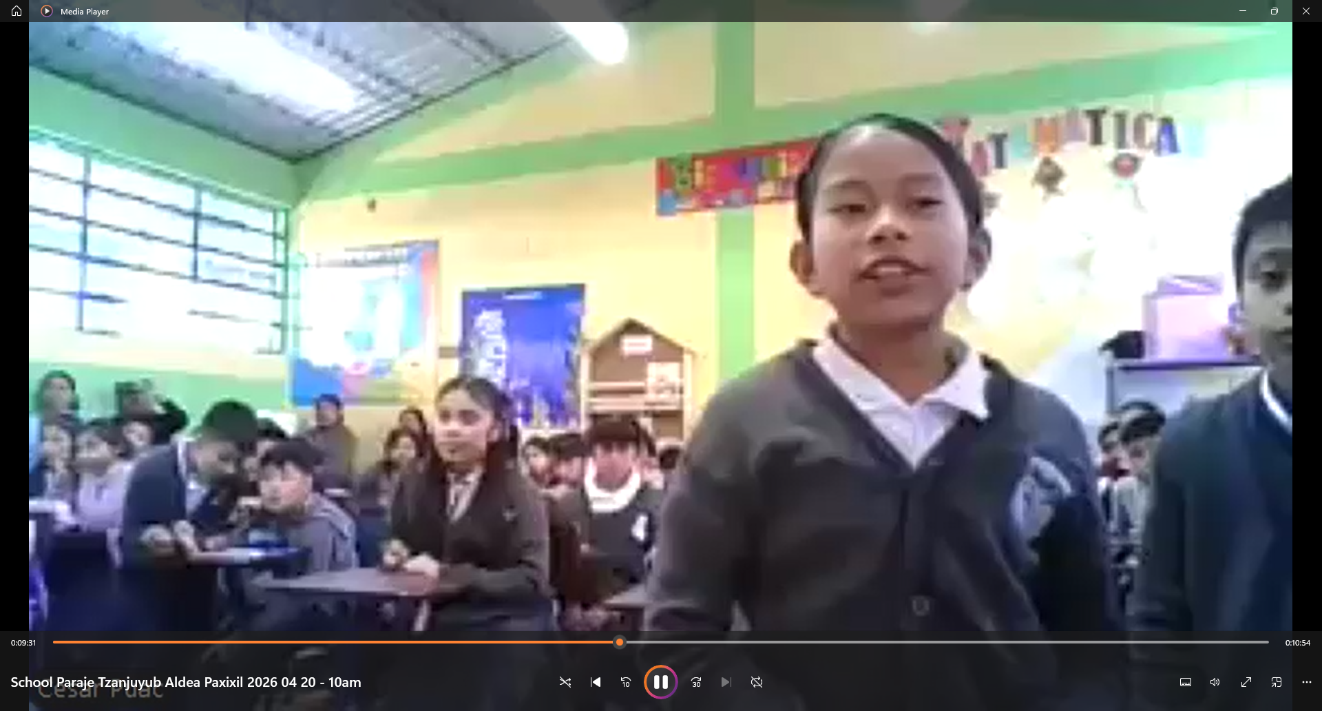 Equipment handoff - School Tzanjuyub Paxixil