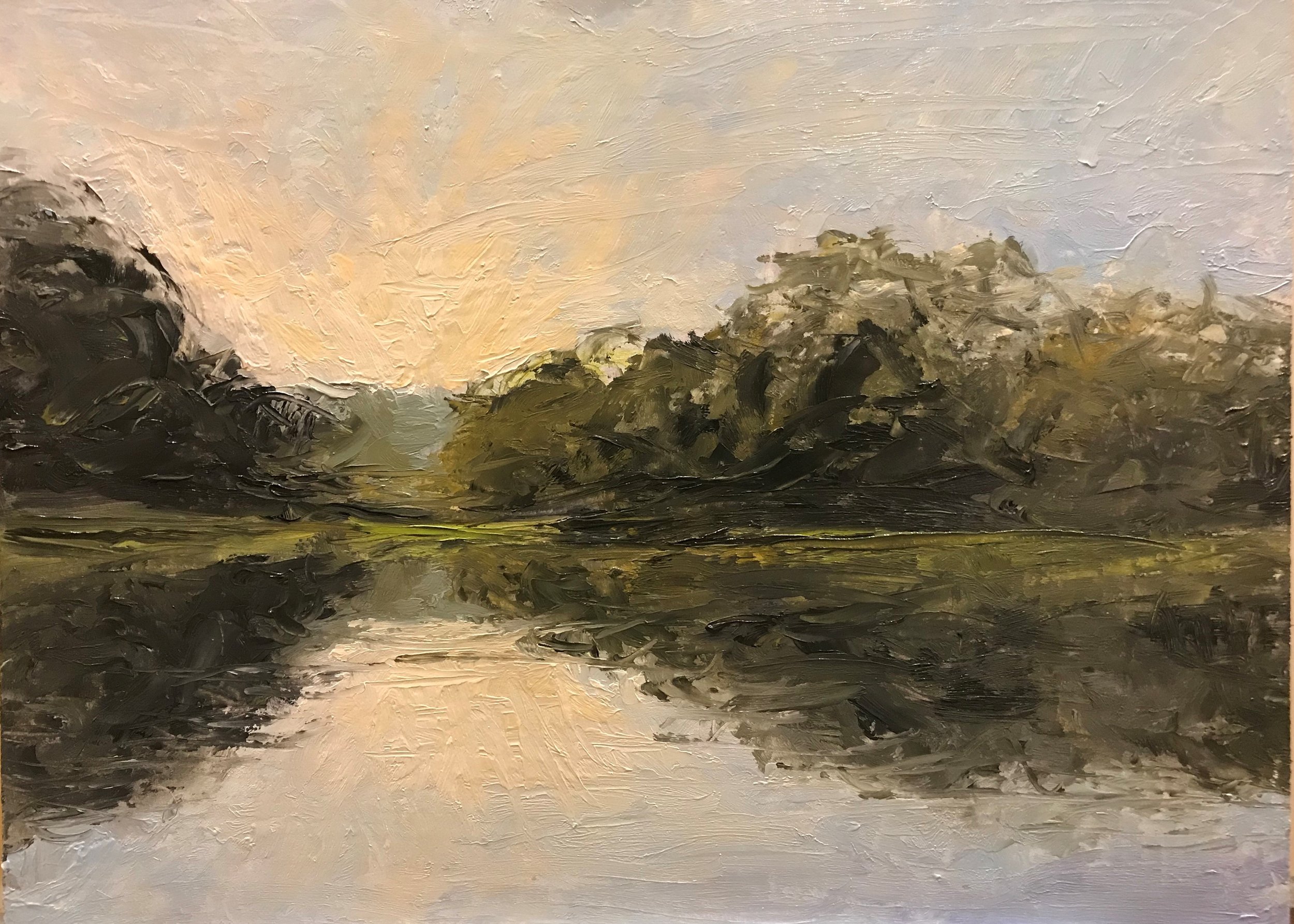20-08-19 Back to the CrabbingHole  OIl on Panel  9 x 12.jpg