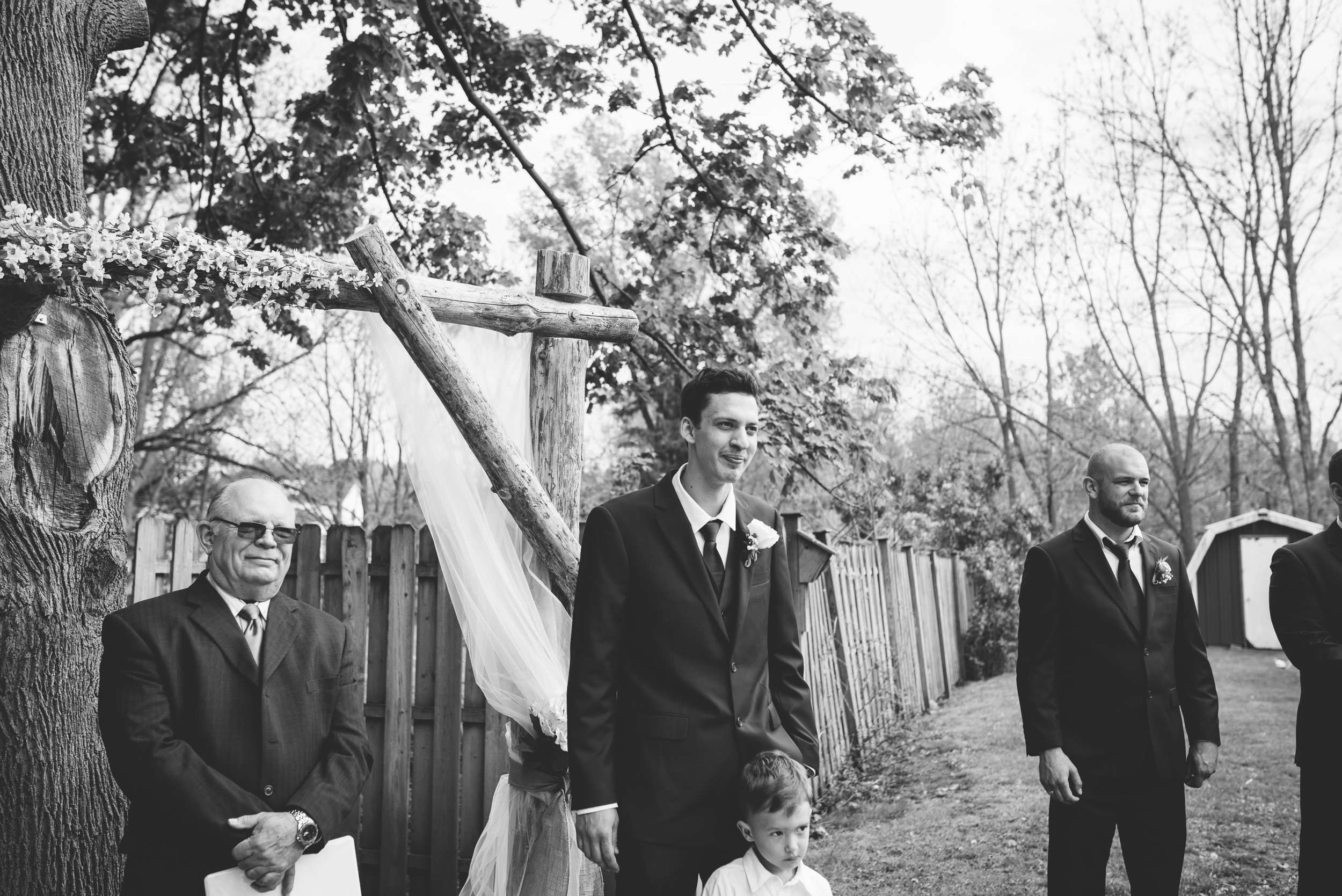  I can’t get over Wil’s face with little James as Emily walked down the aisle. 