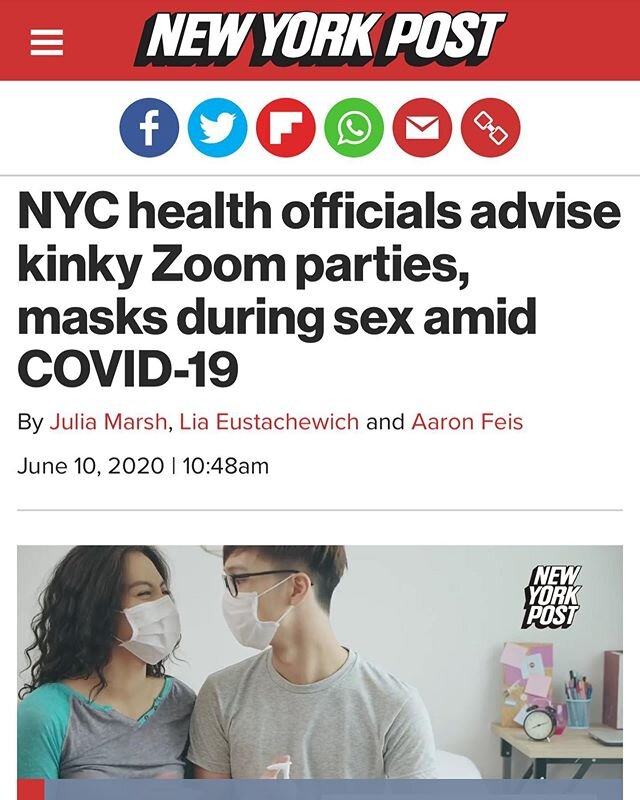 @nycdeptofhealth new guidelines for Covid-era orgies and kinky sex! 💥🧨🦠🚀☄️🍌🔥 Free home delivery of #condoms and #lube! Rim jobs still unsafe 🚫☠️🆘 @nypost #nycdeptofhealth #safesex #nypost