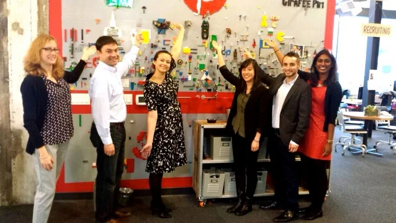 @ Pinterest (from L to R) Stacey Ergang (Student Life), John Wrenn, Andrea Ramirez, Cindy Lin, Daniel Pogoda, and Anitha Veerappan.