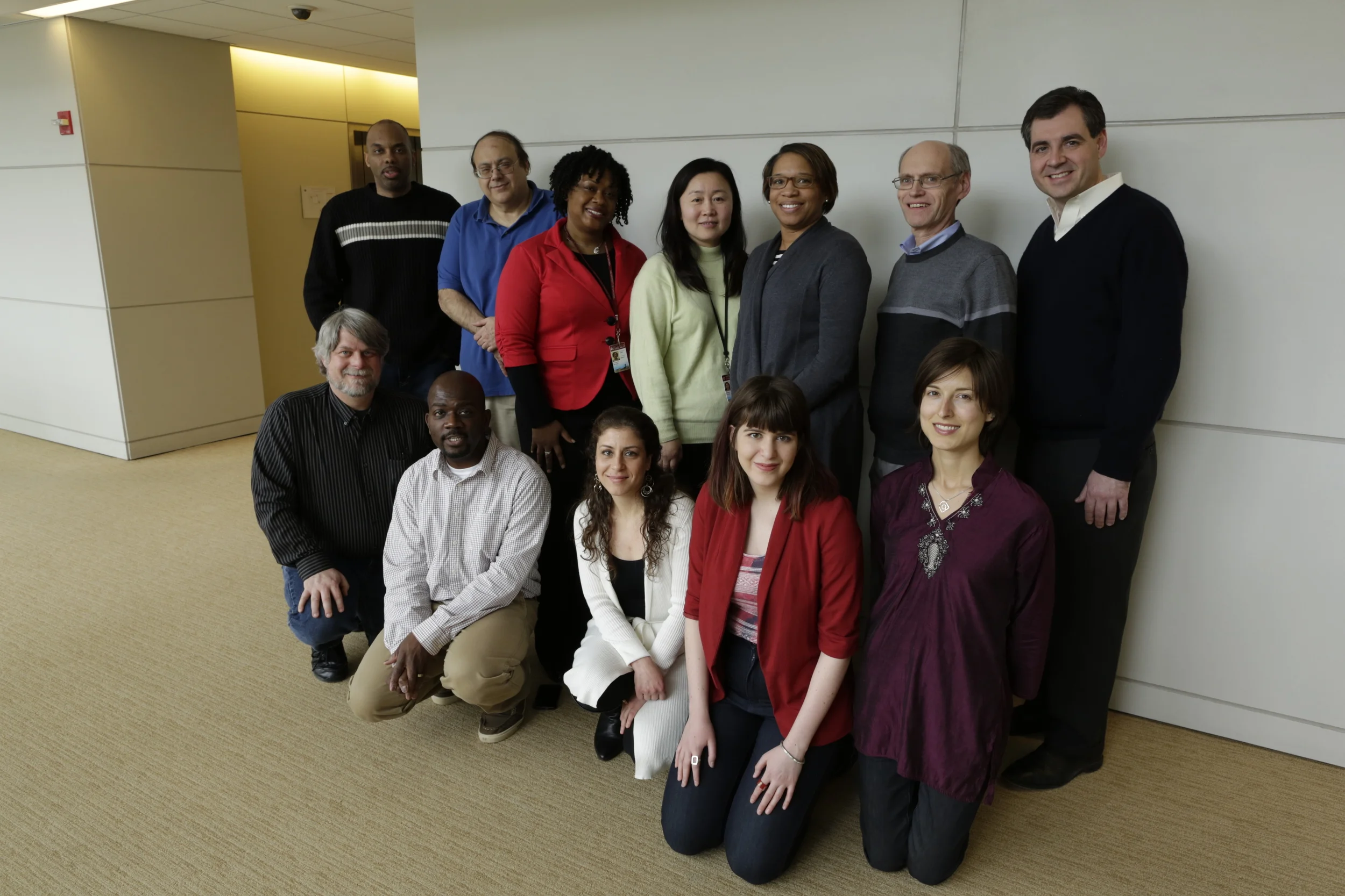Members of the Booth IT and Marketing teams