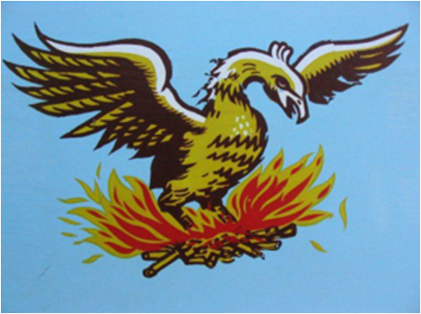 Beirut, symbolized by the phoenix, will rise again.