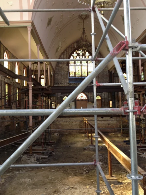 The neighborhood church, under the influence of market forces.