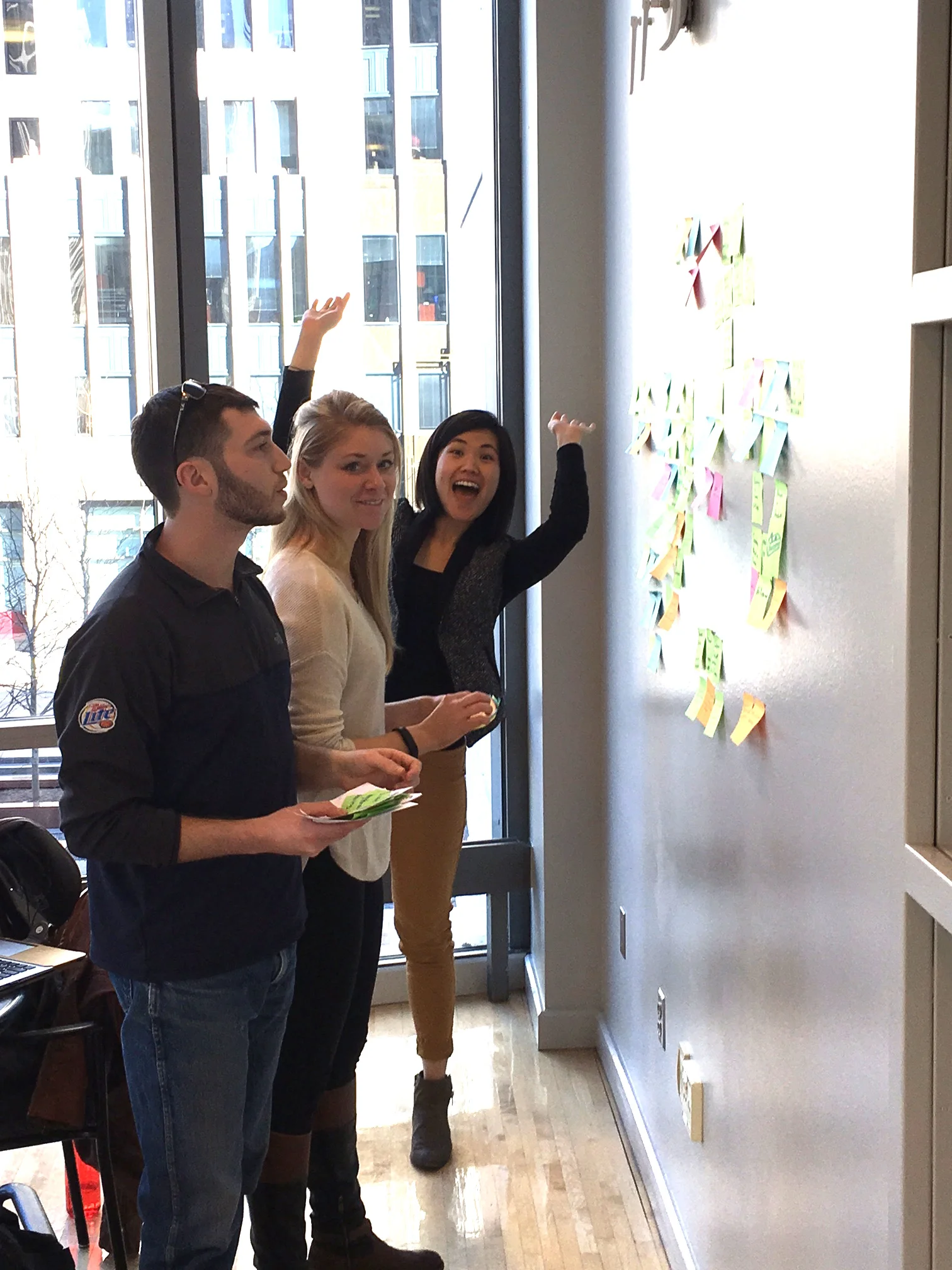 First-year students Samantha Set, Michael Cheng, Lizzie Pine, Katarina Lackner, and Yoni Sarason combined to form the Winning Booth team that took home the Rotman Design Challenge 1st Place.