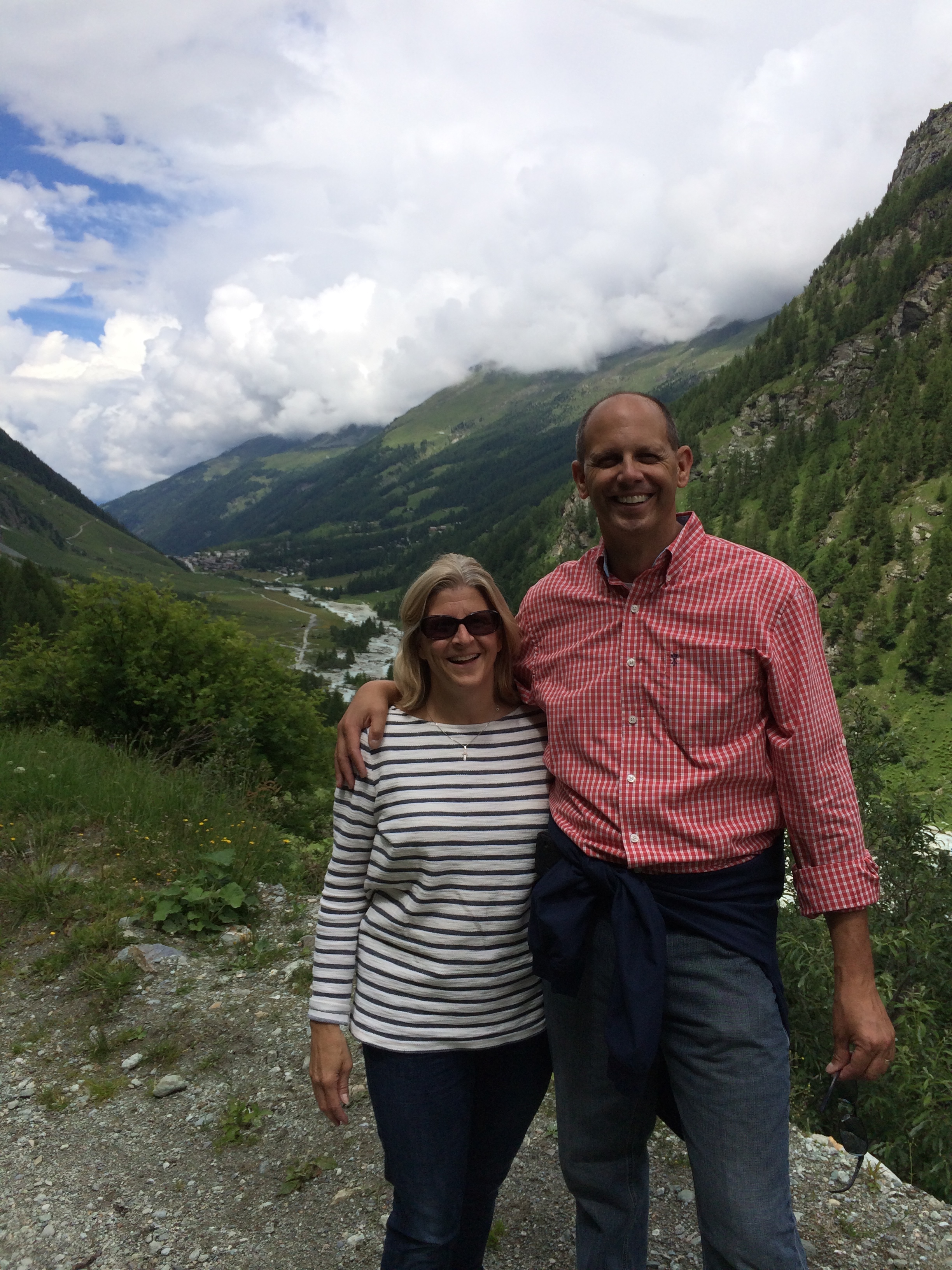 Steve Morrissette in the Alps