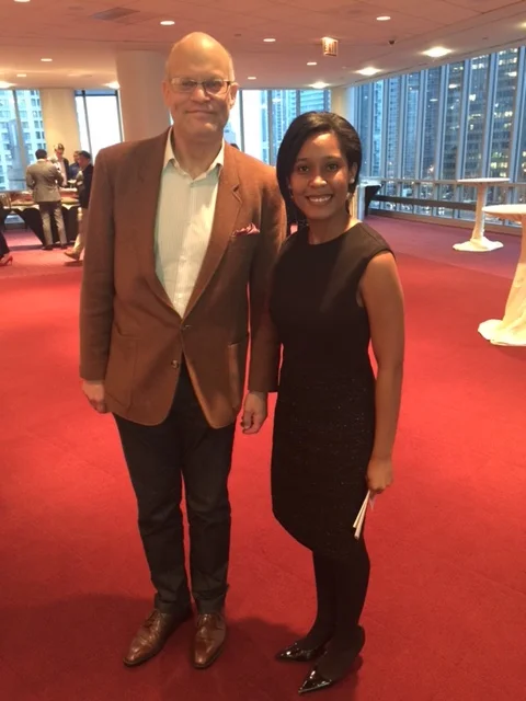 Steven Fischer, Founder of Fischer Voyage, and RAL Co-Chair Kamaria Campbell 17' 