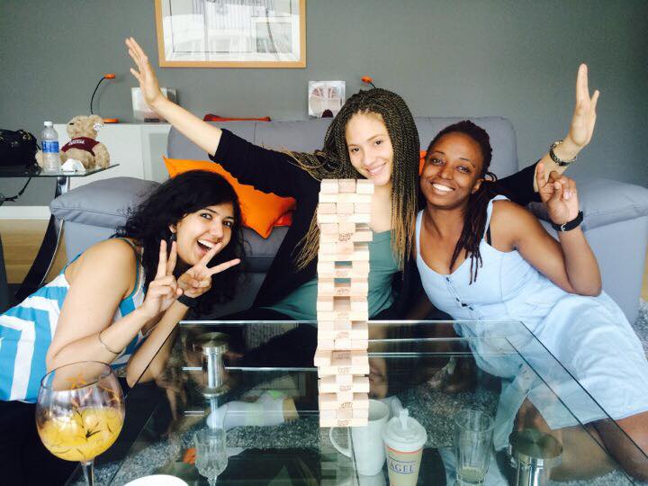 Alexis Miller, Oma Nwab, Rikki Singh and Rose Zhou decide to look beyond analytical and challenge their motor skills with Jenga Sunday!