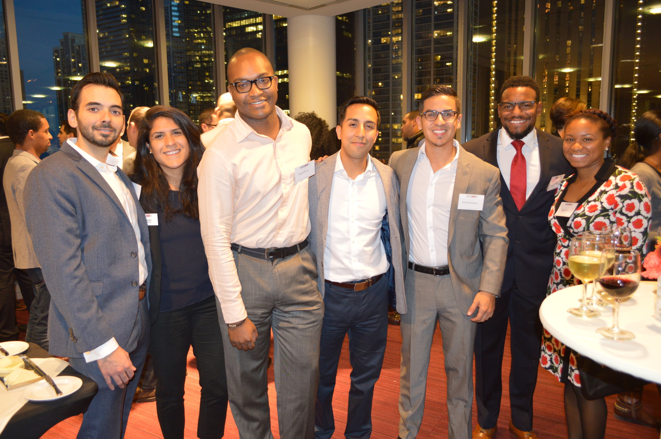 In Photo from Left to Right: Alejandro Lozano, Elsa Rodriguez, Dan Patton, Wilther Merchan, Javier Rodriguez, Robert Weir, and Alda Lewis