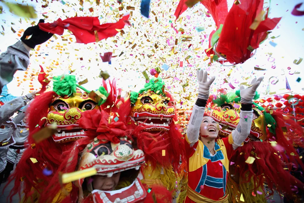 In China and in ethnic communities around the world, the lunar new year is the most festive holiday of the year.