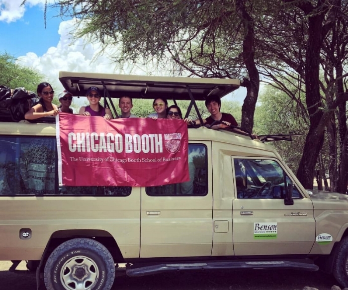 Group pauses during an exciting game drive at the Tarangire National Park in Kilimanjaro, Tanzania