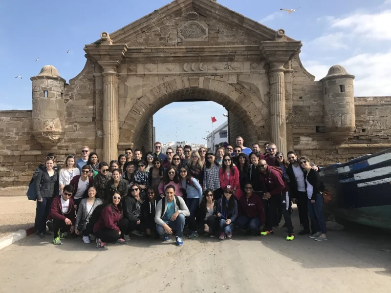 Group enjoys the sites in the seaside town of Essaouira