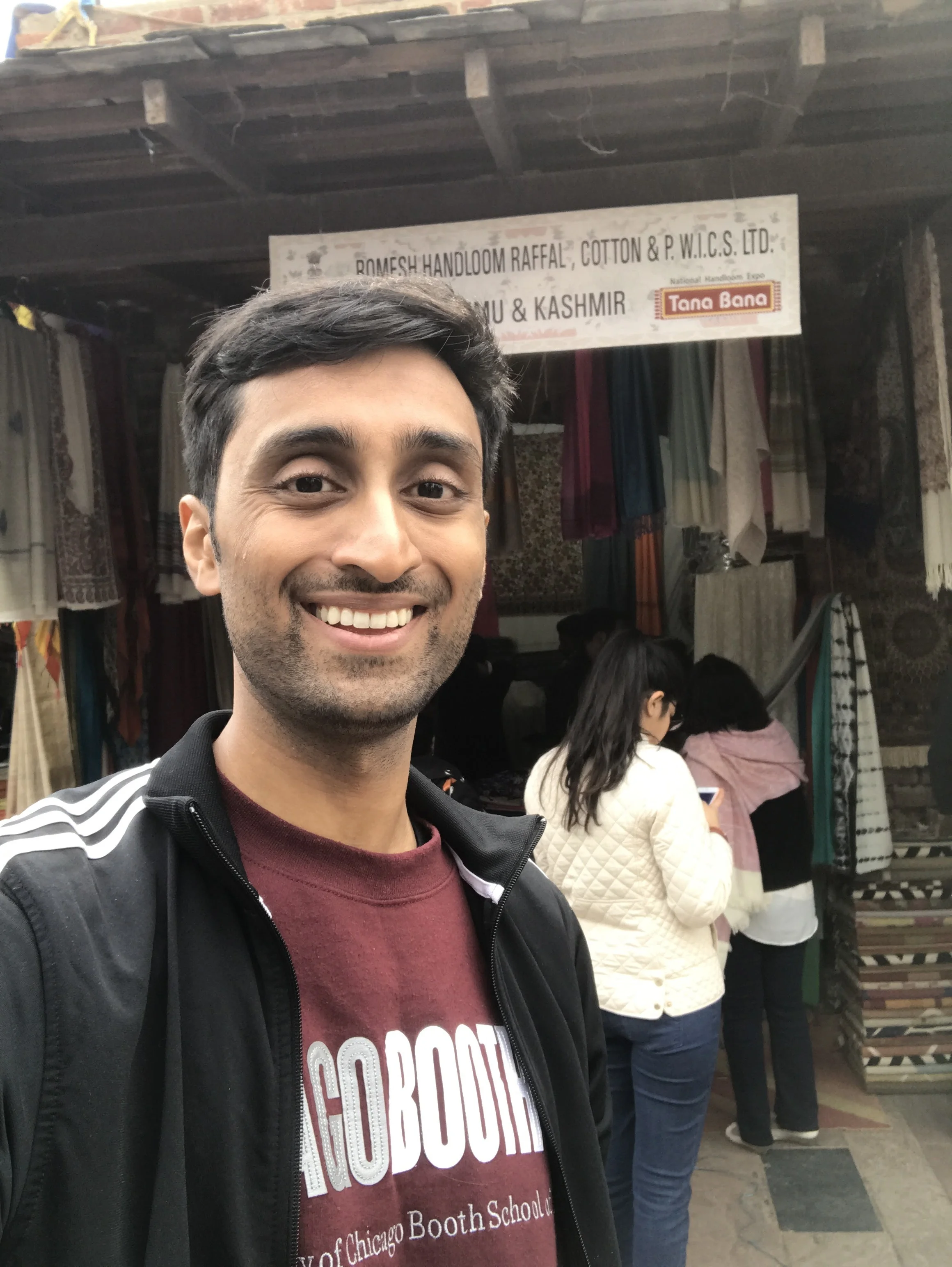 Putting his skills from Negotiations class to work, Pratik walks away with a bargain on Kashmiri shawls!