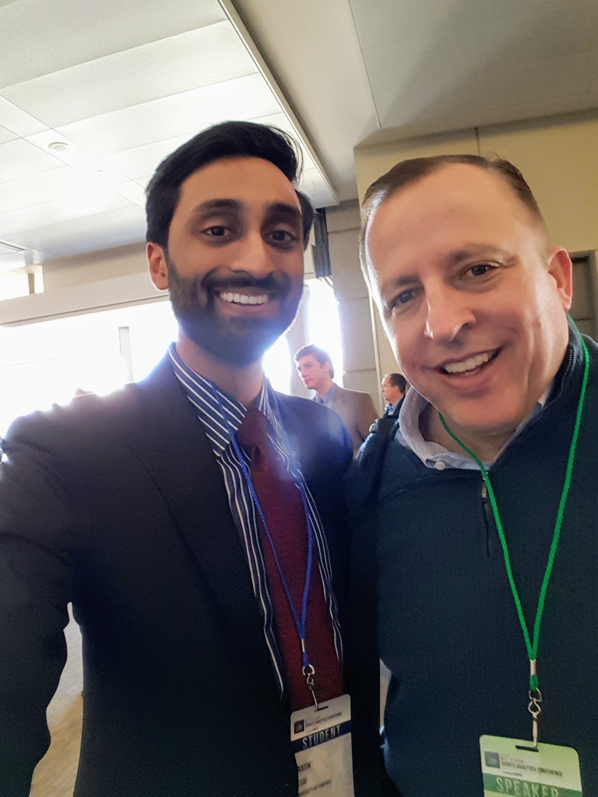 Pratik with Tom Thibodeau, former head coach of the Chicago Bulls.