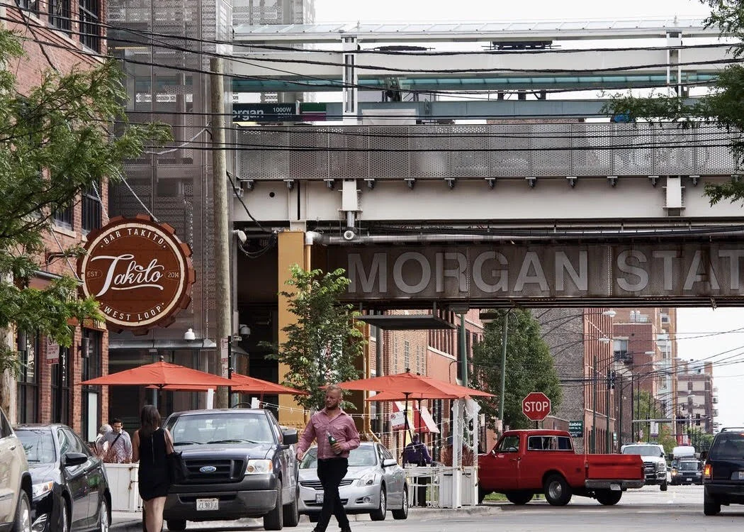 The vibrant West Loop Neighborhood is always welcoming