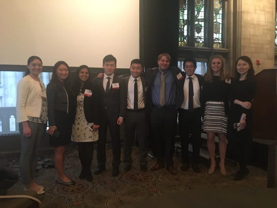The student team responsible for putting together an excellent conference