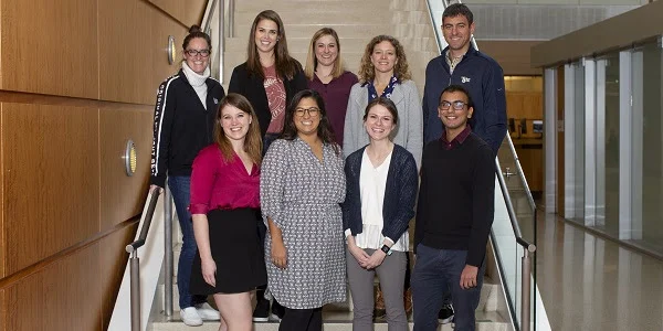 The winning team, from L to R: Christina Balgeman, Anjali Jospeh, Catherine Pastiak, Anant Bansal. Not featured: Julia Marshall.