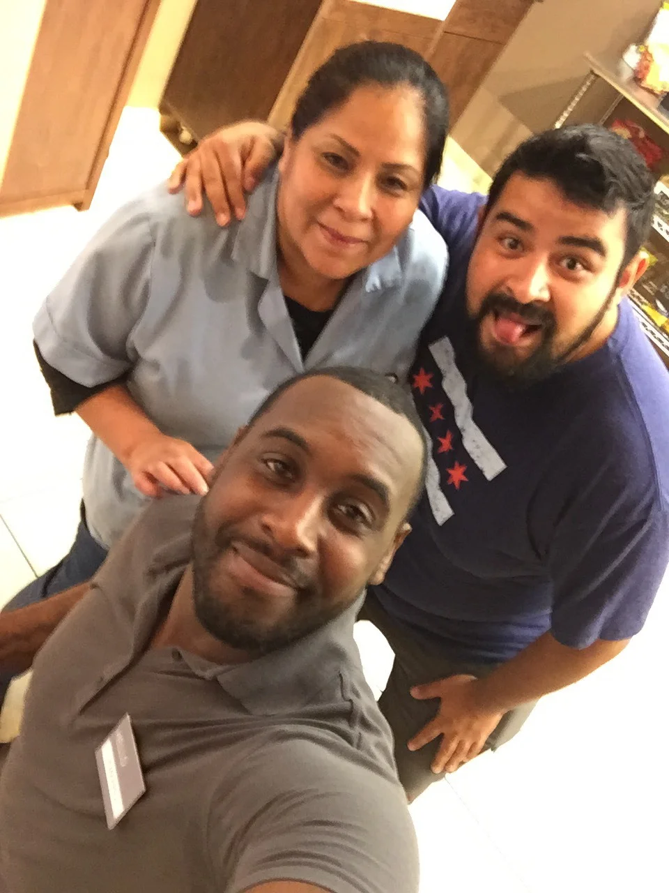 A selfie with Francesca and DeMarrea.