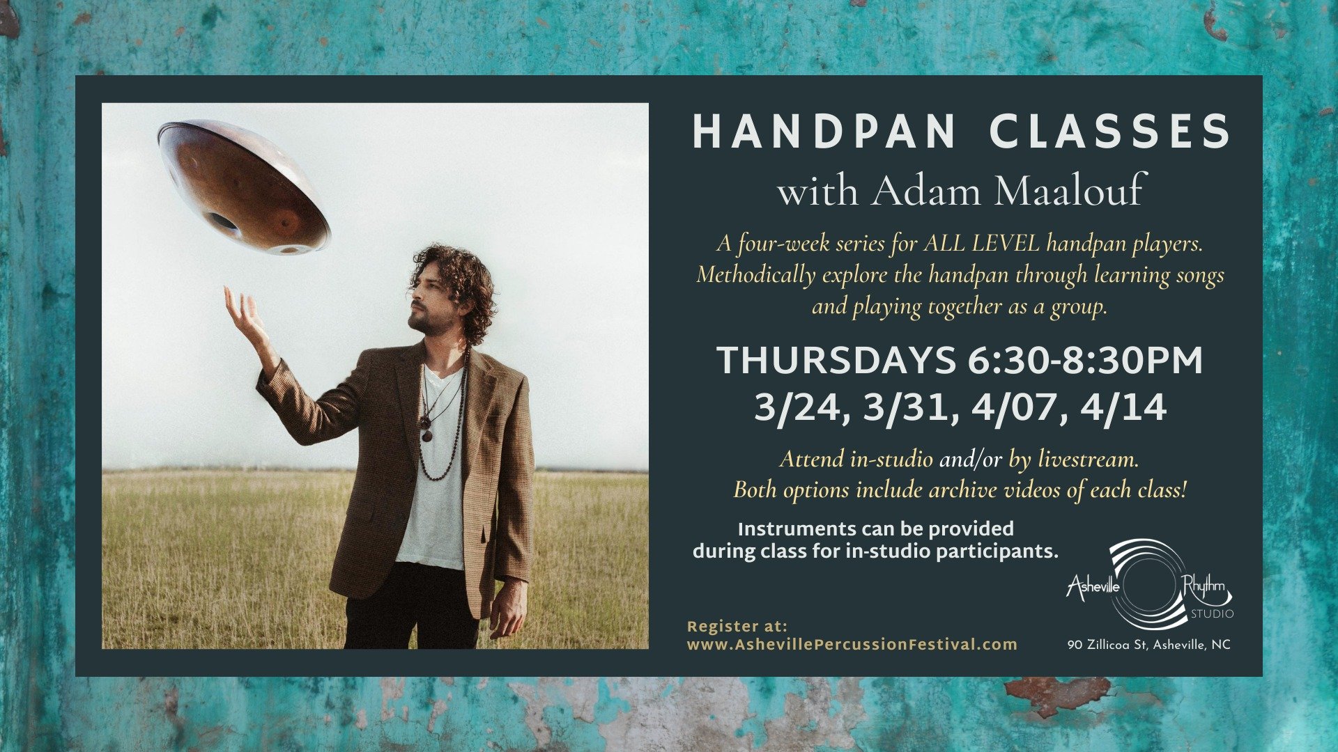 Asheville Handpan Workshop Series - Class 4