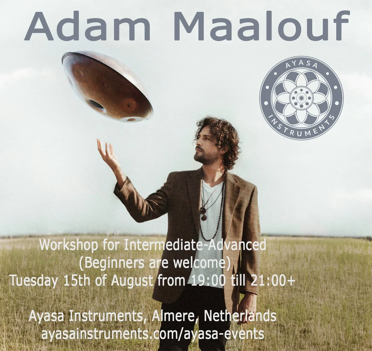 Ayasa Masterclass with Adam Maalouf - Amsterdam