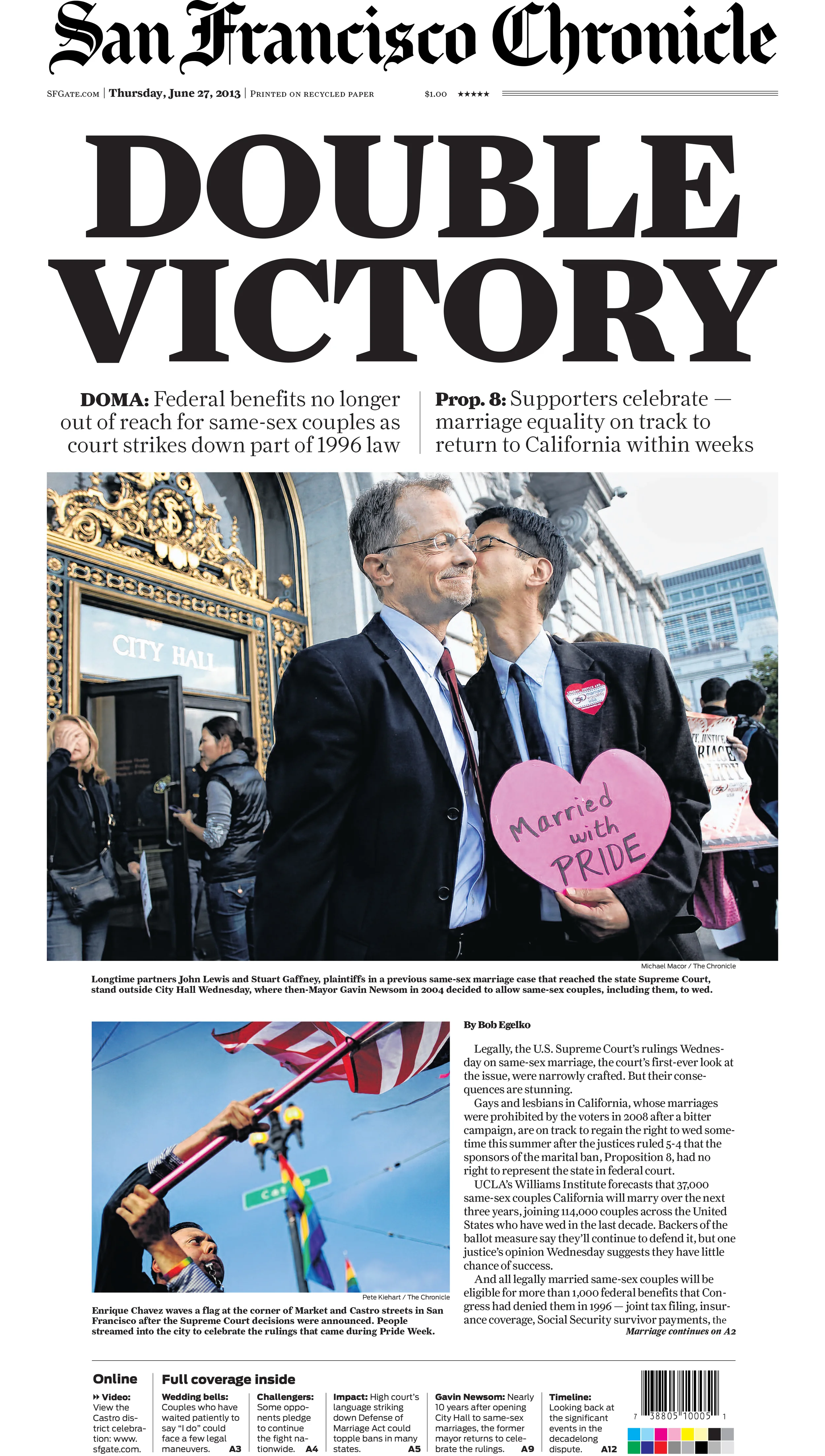 The San Francisco Chronicle and SFGate.com June 27, 2013 © San Francisco Chronicle