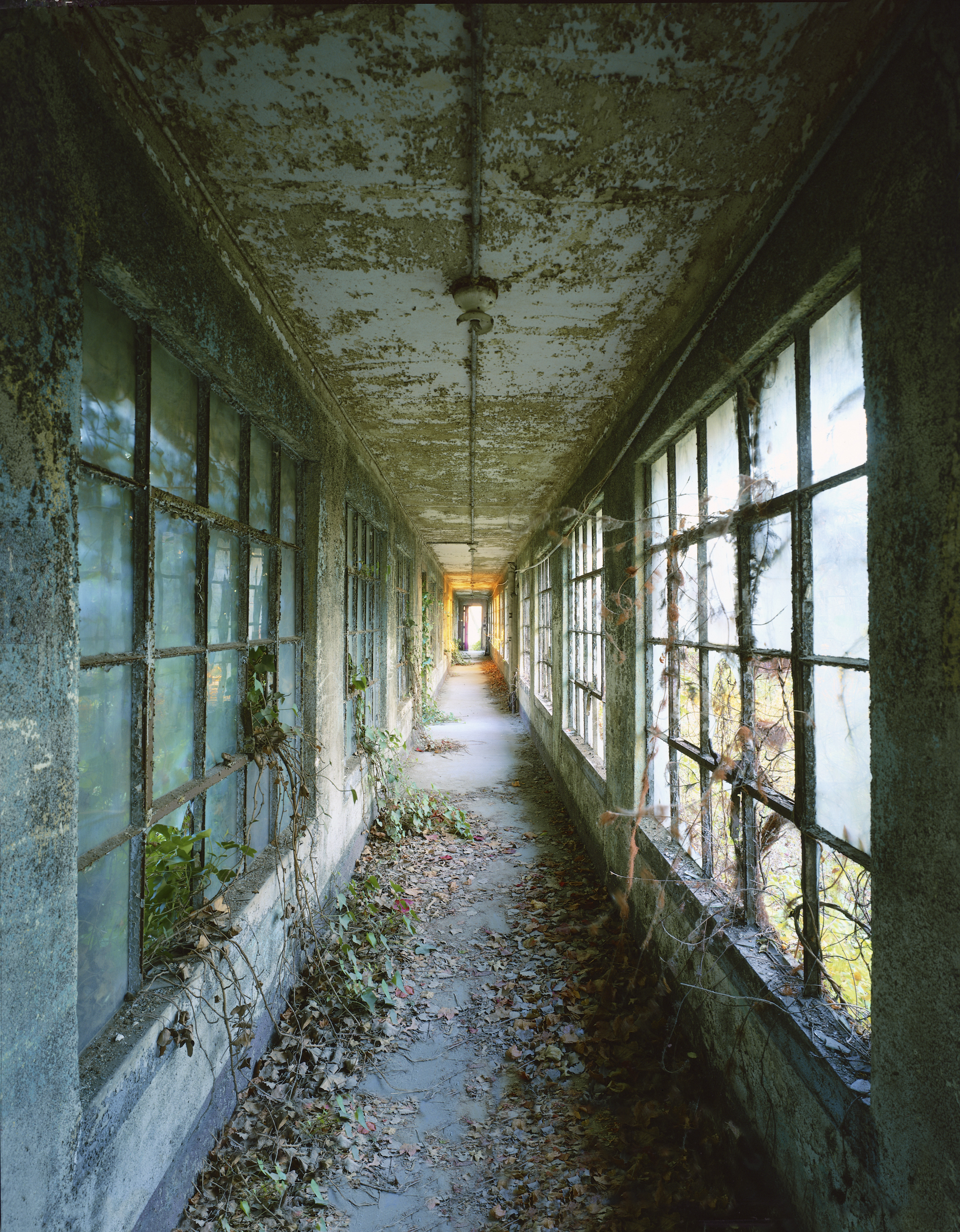 Ellis Island: Corridor 9 © Stephen Wilkes
