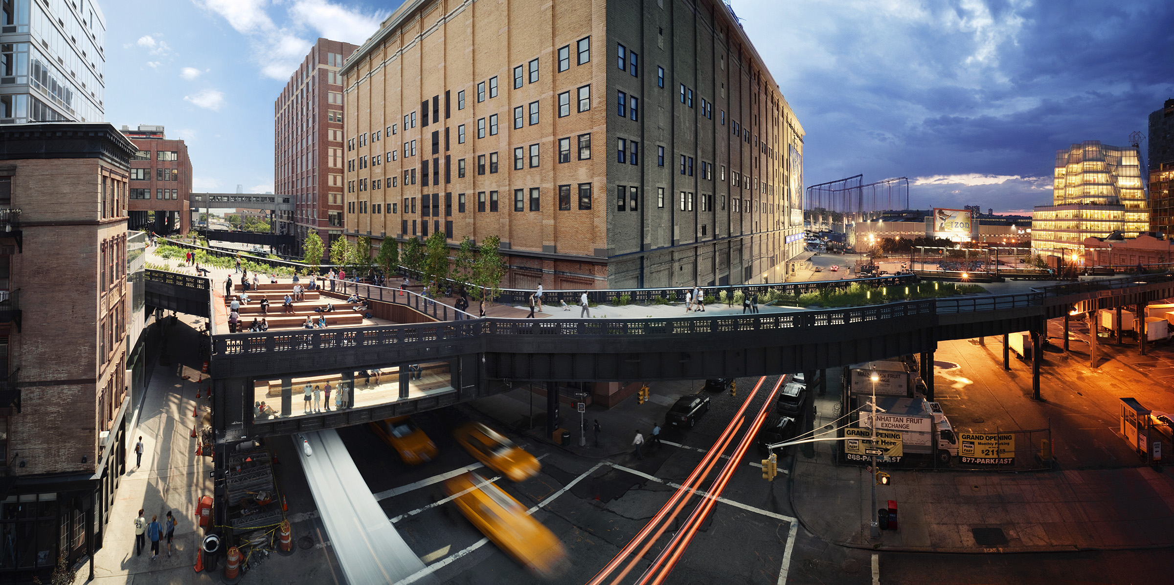 Day to Night: The Highline for New York magazine © Stephen Wilkes