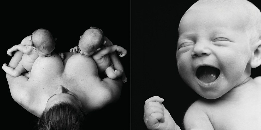  Left: Alisa Swartz and daughters, Alexa and Caylin, born November 17, 1994, photographed in San Francisco, December 4, 1994.&nbsp;Right: Hannah Merrill, born March 7, 1993, photographed in San Francisco, March 13, 1993 Newborns project at random a m