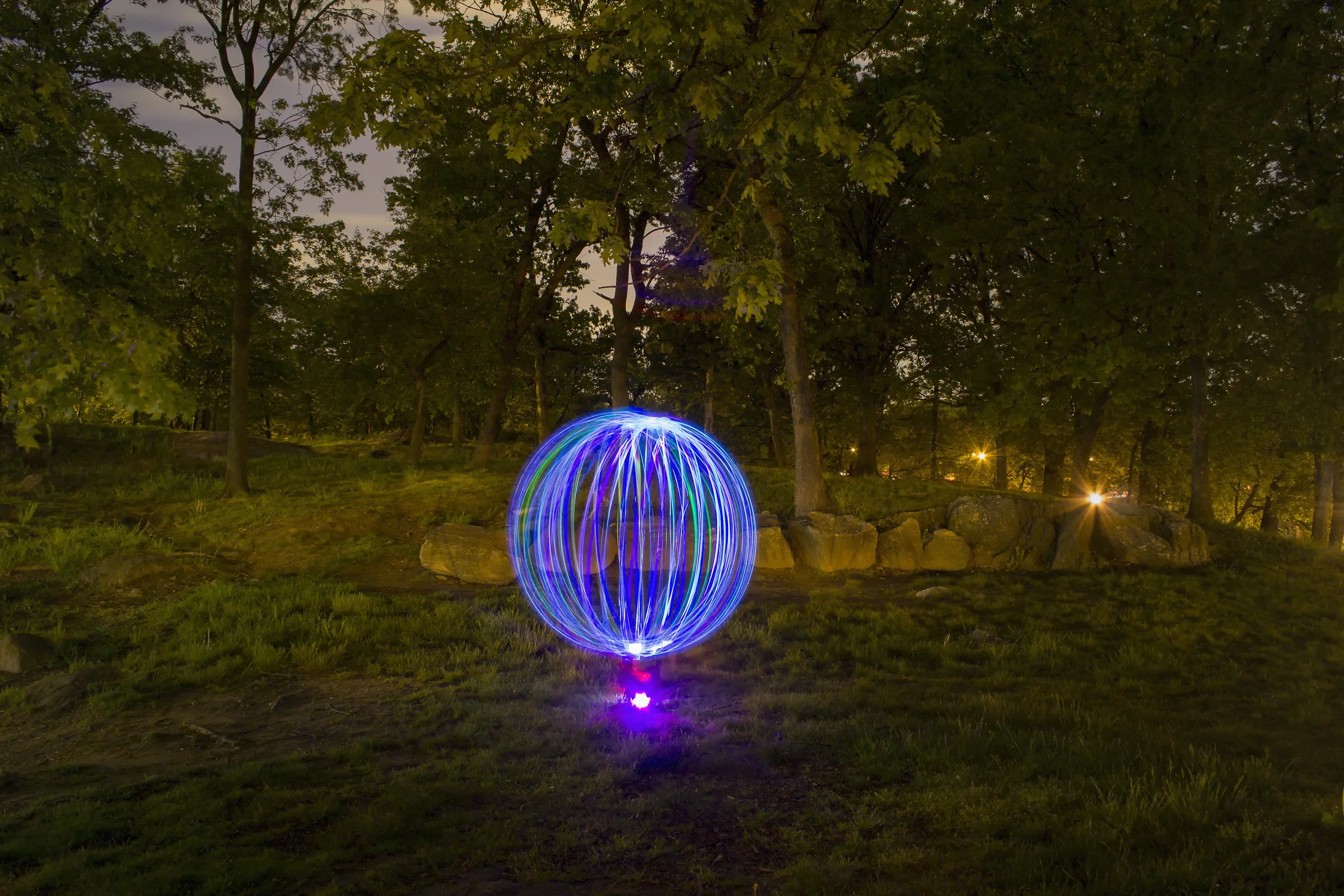 Lit Globe. New York, NY 2013 © Daniel Martinez NYC SALT