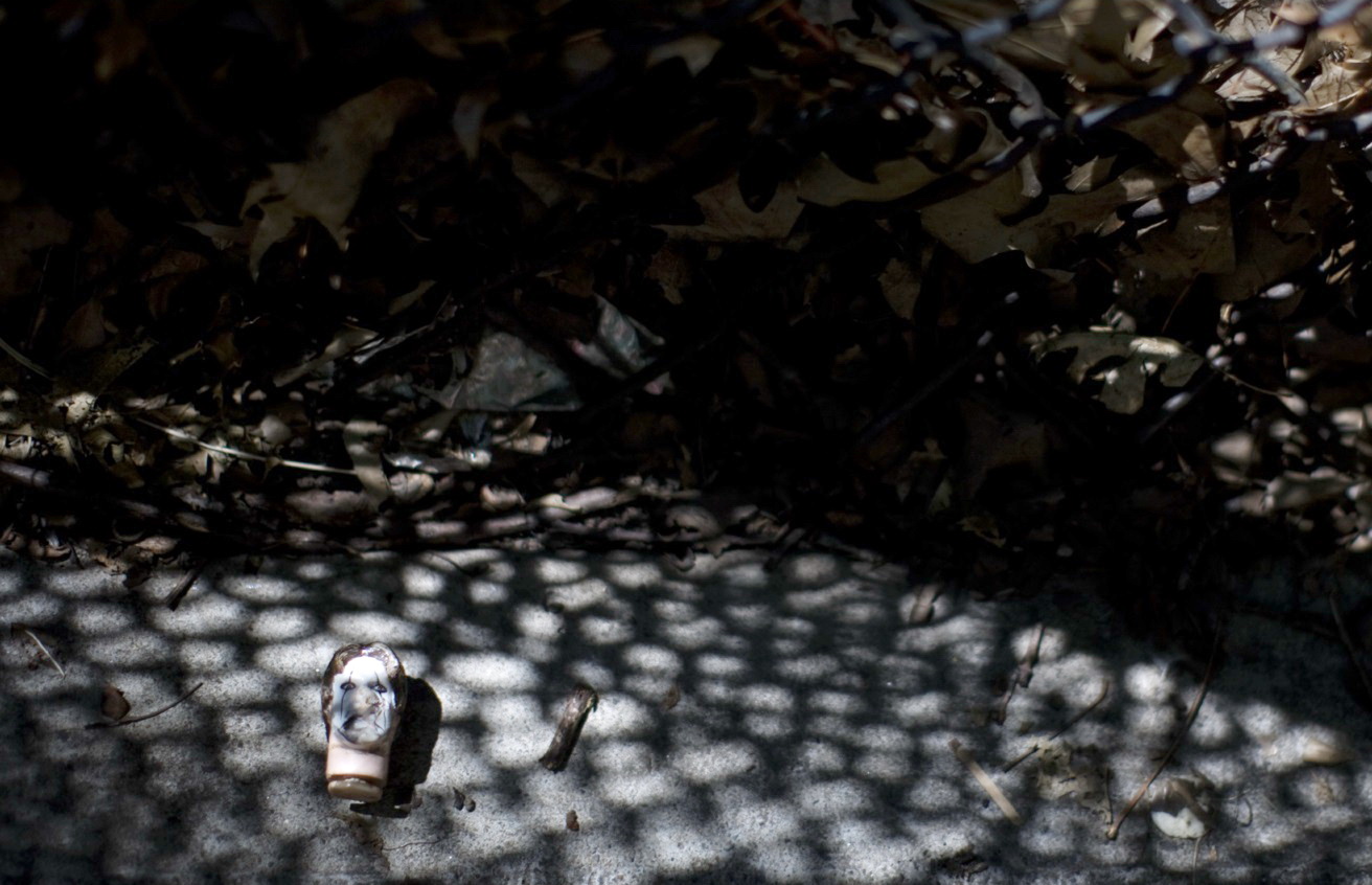 Noticed a little head on the sidewalk outside the hospital. I hear you little man. I get it. I just hope this anguish isn't going to define us for the rest of our lives. © Marvi Lacar