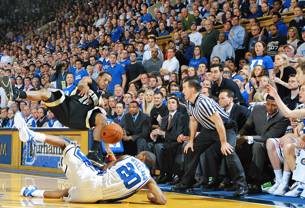  NCAA College Basketball; Wake Forest v. Duke.&nbsp;© Bill Frakes/Sports Illustrated 