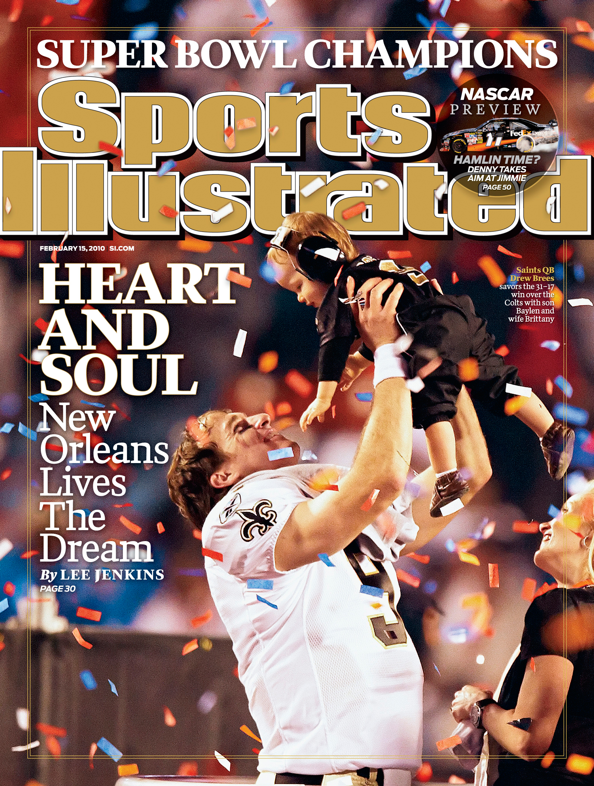 Super Bowl cover of SI. © David Bergman for Sports Illustrated