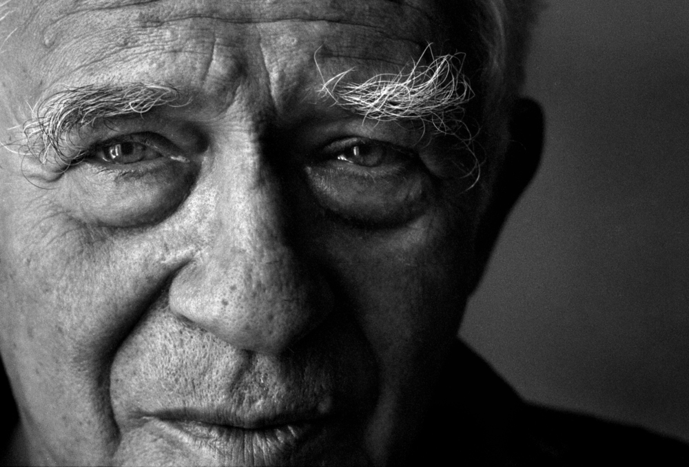  We often had to shoot quick portrait in hotel rooms of visiting authors on book tours. This is simply window light and incredible eyebrows on Norman Mailer's face.&nbsp;© Nancy Andrews/The Washington Post 