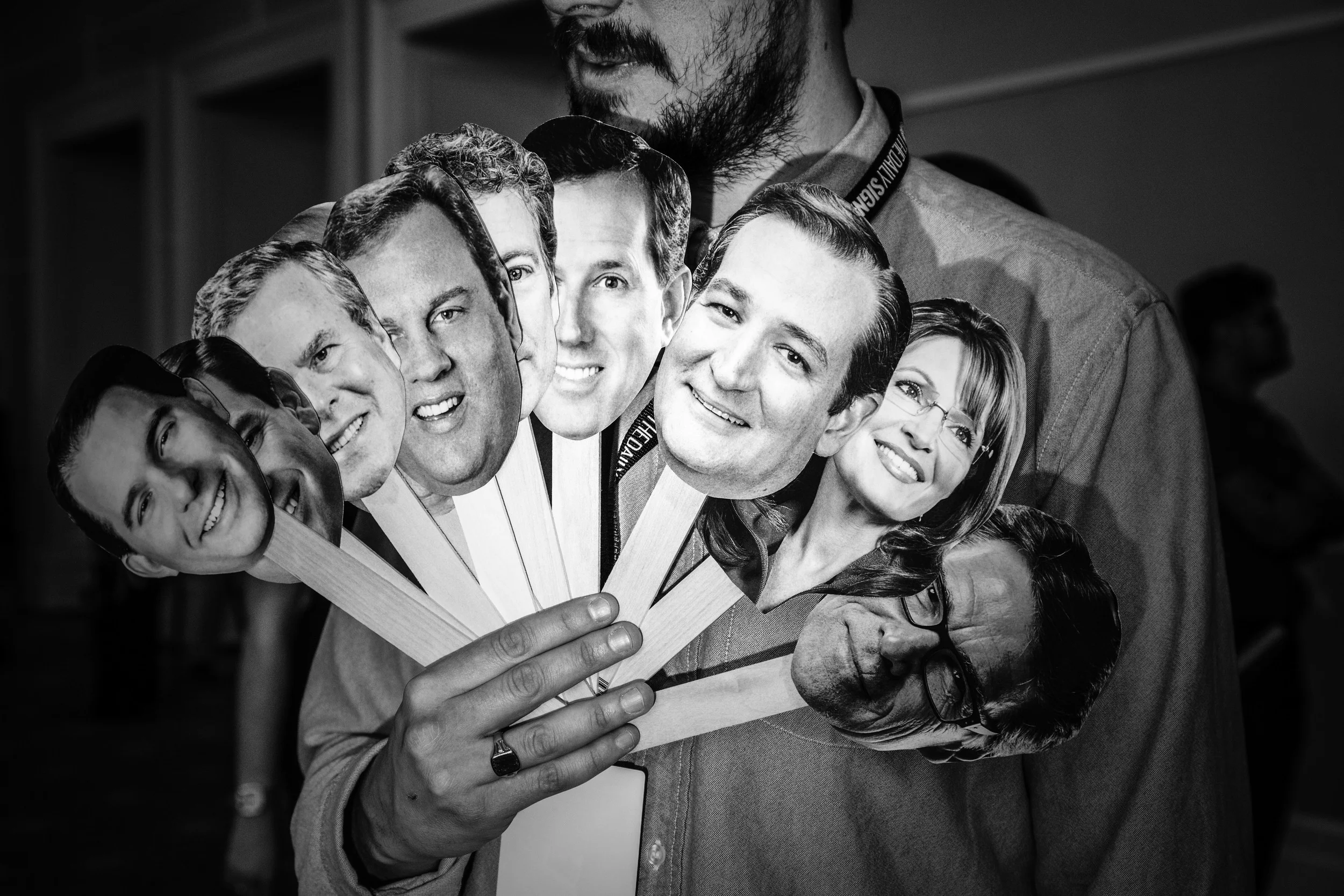 Politics in Black & White: The CPAC convention in Maryland. © Mark Peterson/ ReduxPictures
