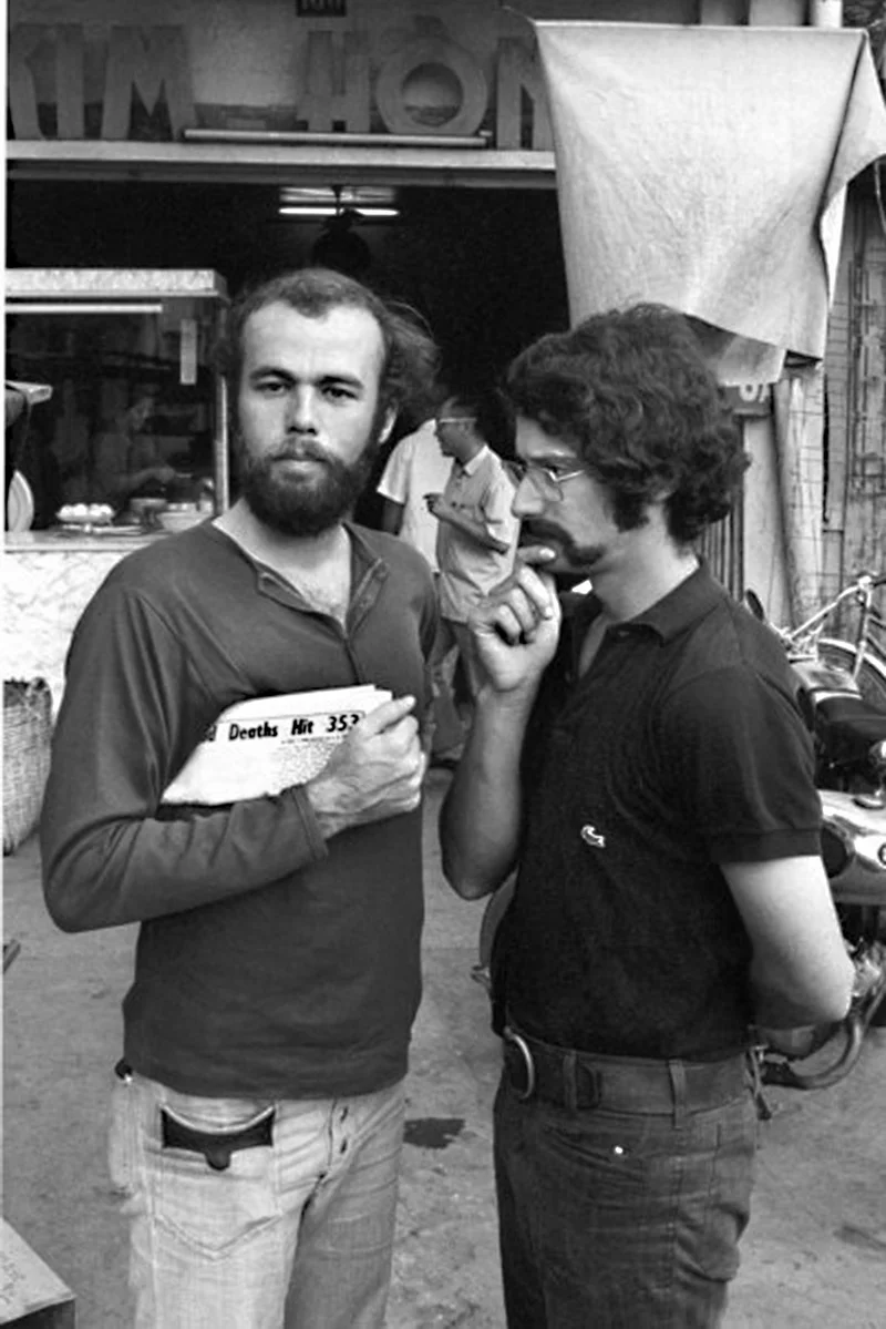 The Two Davids: Kennerly and Burnett in Saigon, 1972. © Nguyen Ngoc Anh 