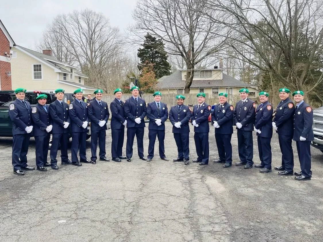 Today at the 25th Anniversary Celebration of the White Plains St. Patrick&rsquo;s Day Parade! 🍀🇮🇪🚒 
.
.
.
.
#local2029 
#ryefirefighters 
#2029fundraising 
#stpatricksday 
#stpatrickdayparade