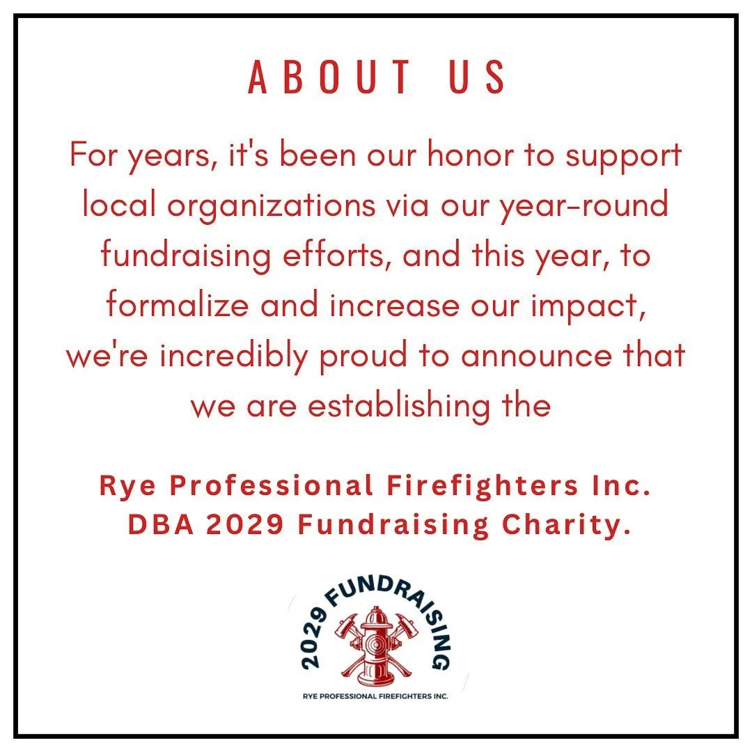 A little bit about 2029 Fundraising and our mission 🚒 ✨ 
.
.
.
#local2029 
#ryefirefighters
 #2029fundraising