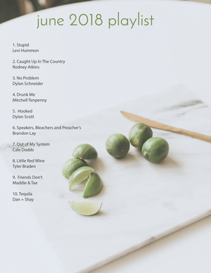 june 2018 playlist.