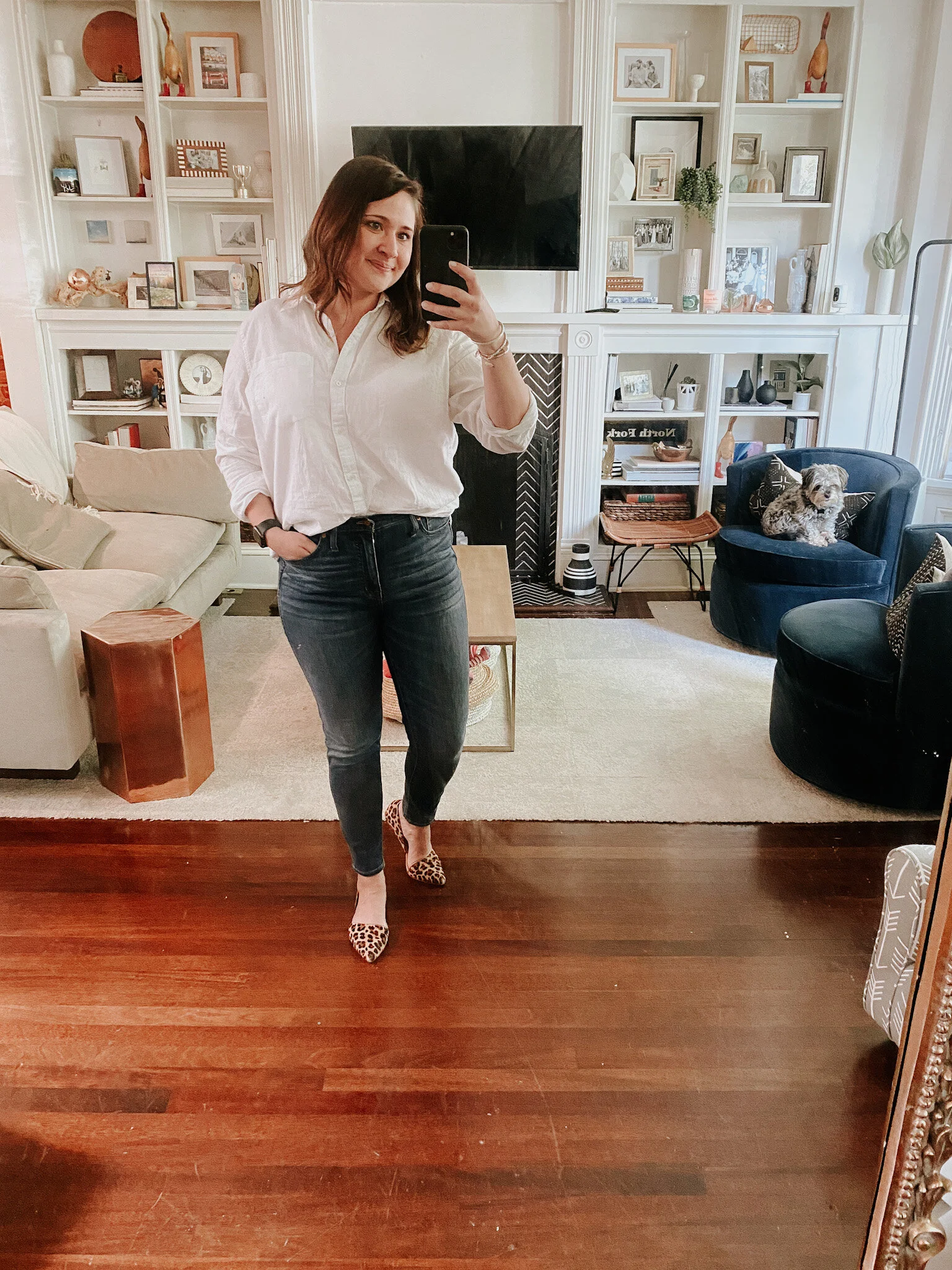 6 Ways to Style a White Button Down Shirt